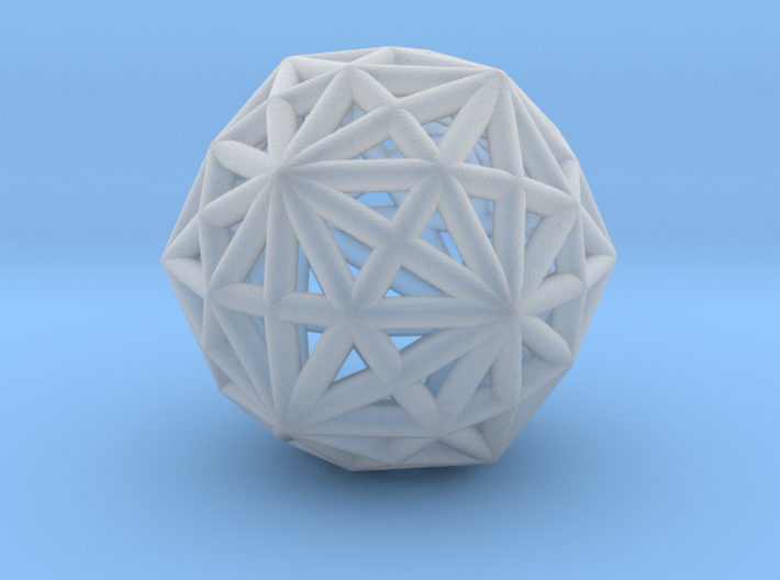 0843 Disdyakis Triacontahedron (1cmx1cmx1cm) #001 3d printed