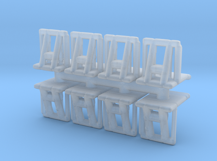 Crowd barrier (x8) 1/200 3d printed