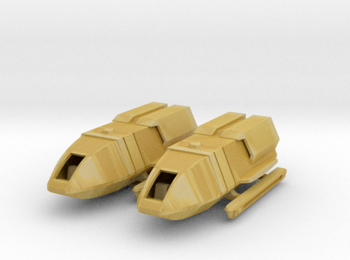 1/260 TFF Galileo-Type Shuttlecraft Two Pack 3d printed