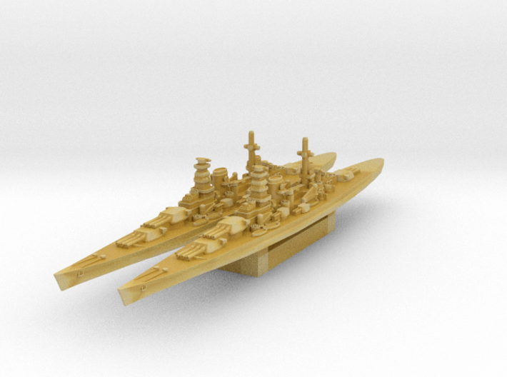 Kronshtadt CA-length (Axis &amp; Allies) 3d printed