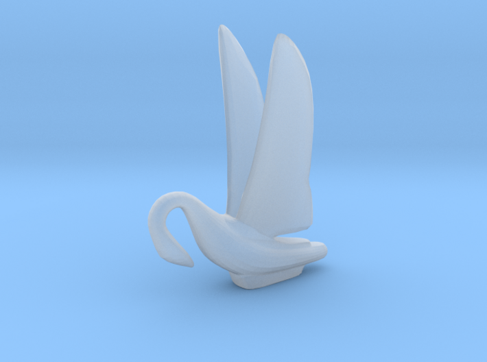 1:25 Swan Hood Ornament 3d printed