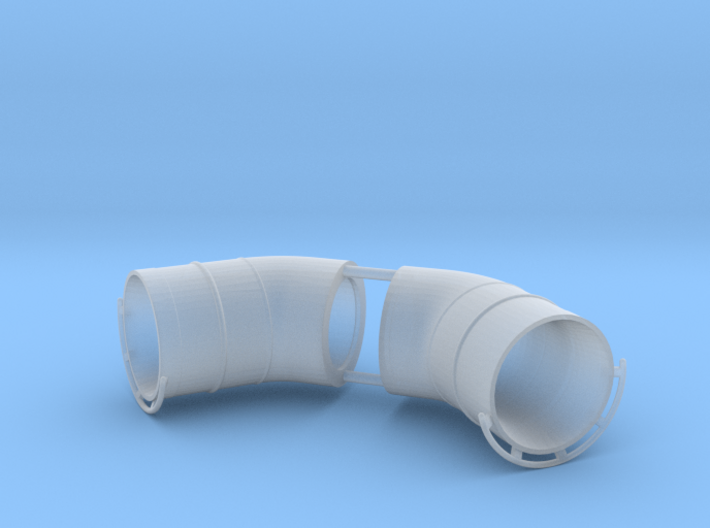 Westland Wessex Exhaust with Guards (pair) 1:32 3d printed