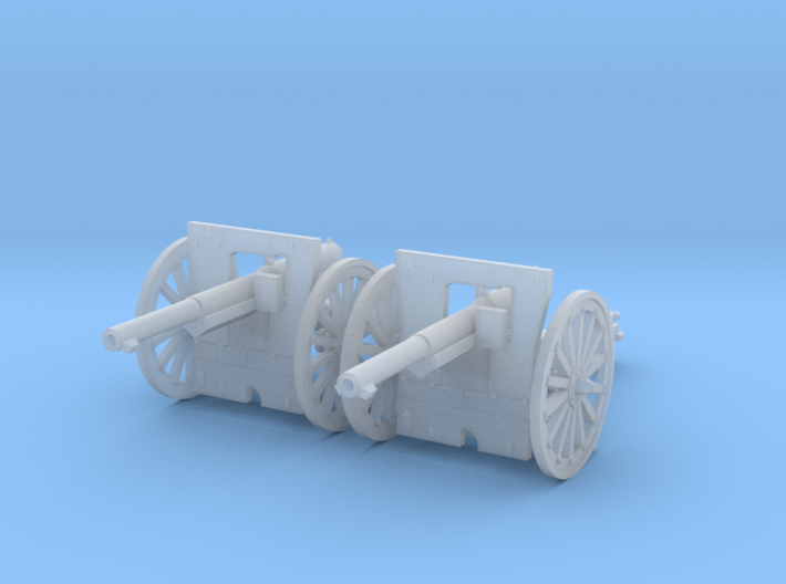 1/100 75mm French cannon m1897 3d printed