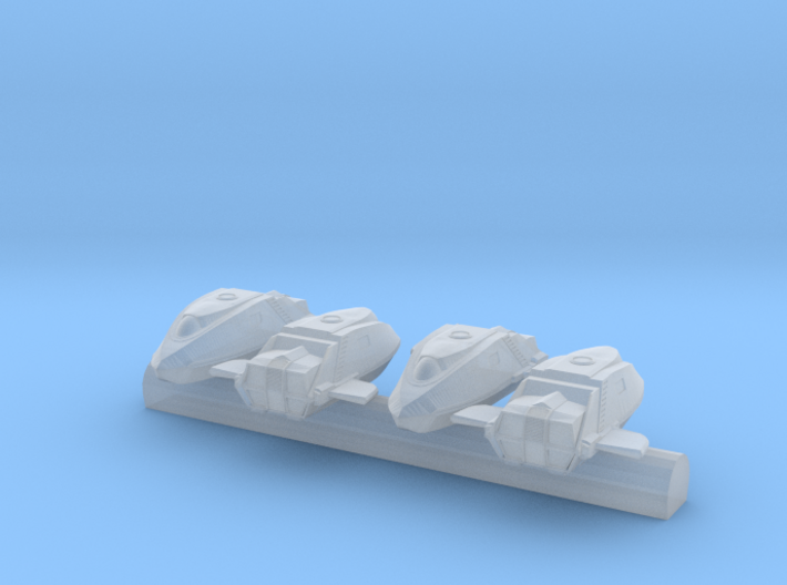 NX Enterprise Shuttlepod x4 1/350 scale 3d printed