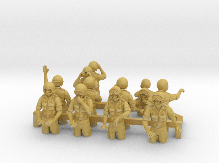 Tank Crew Cold War Set A 15mm 1/100 scale 3d printed 