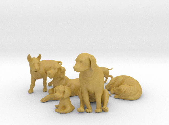 1/35 Dogs Poses Collection 3d printed