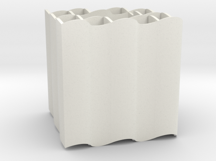Improved Ambiguous Cylinder Illusion (Layout 12) 3d printed 