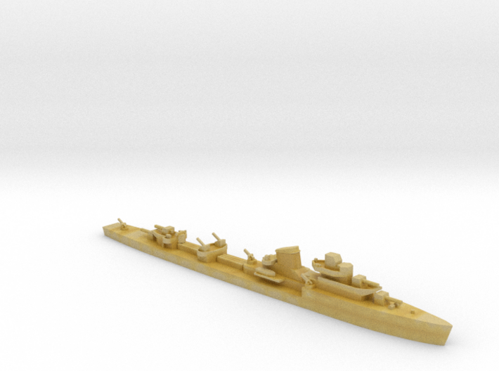Soviet Project 7 Gnevny class destroyer 1:600 WW2 3d printed