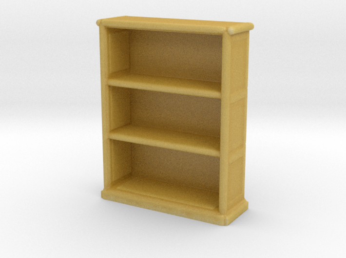 Wooden Bookcase 1/48 3d printed