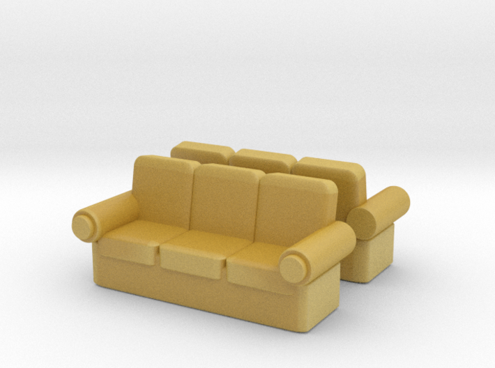 Sofa (x2) 1/100 3d printed