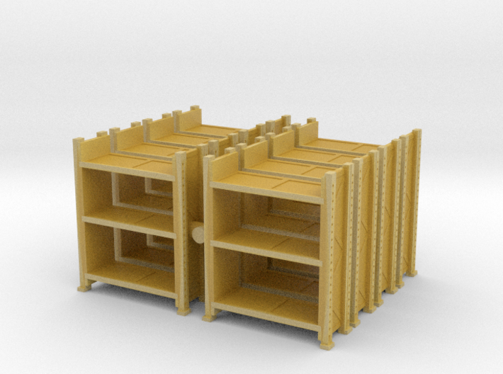 Warehouse Rack (x8) 1/144 3d printed