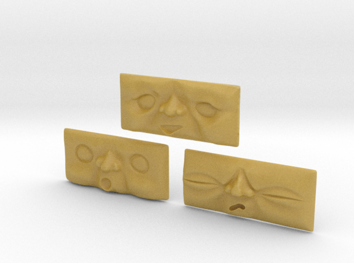Toad Faces 1-3# [H0/00] 3d printed 