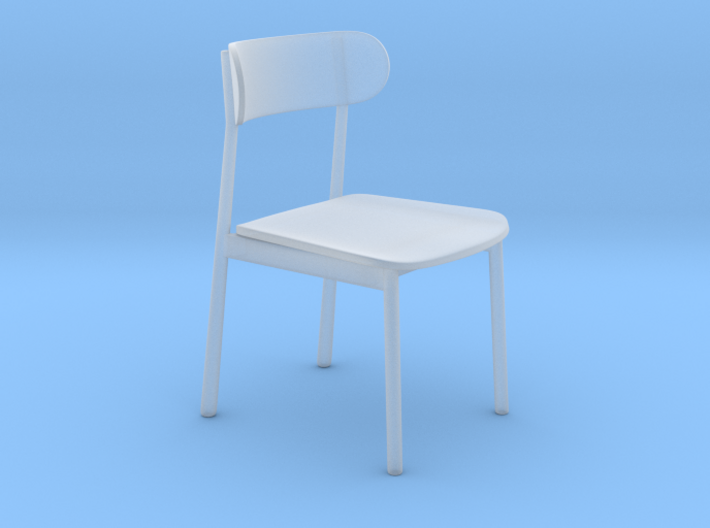 1:24 Minimalist Chair Version 'E' for Dollhouses 3d printed