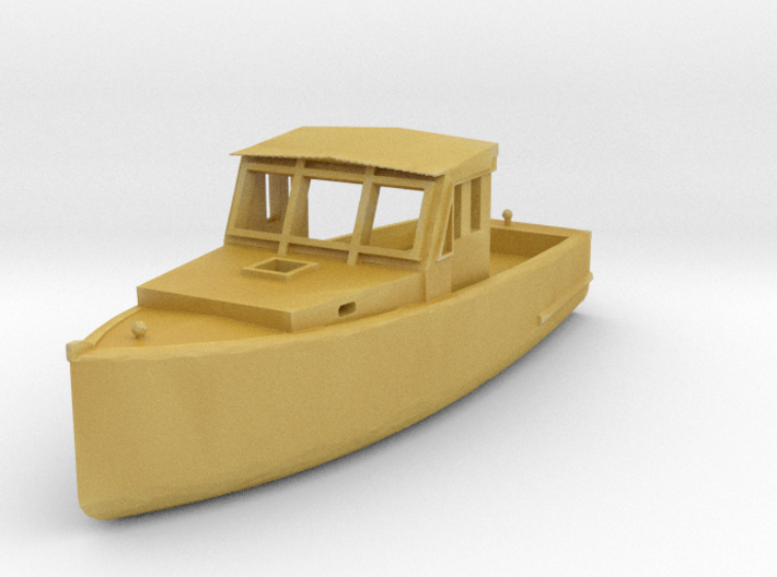 4 CM Fishing Boat 3d printed