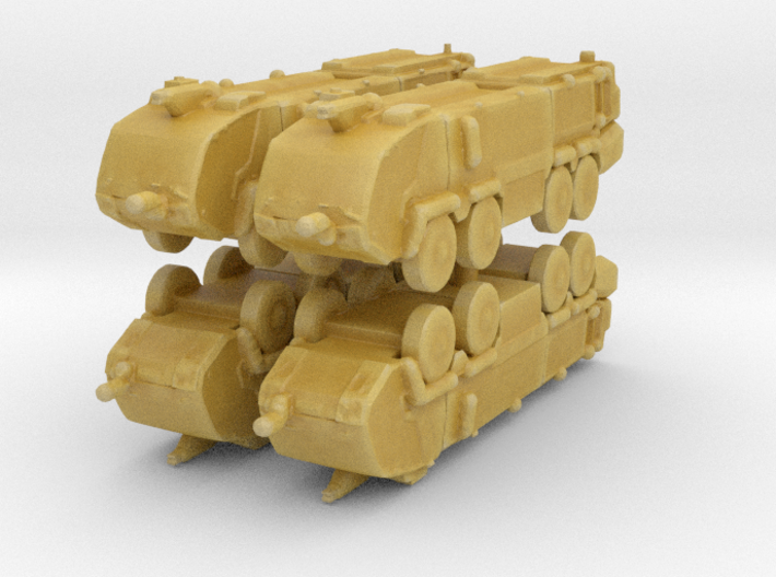 Panther 8x8 Fire Truck (x4) 1/500 3d printed