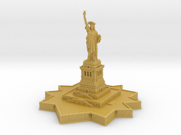 Statue of Liberty 1/1000 3d printed