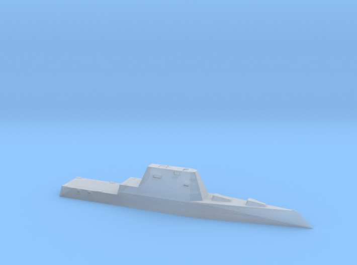 USS Zumwalt 1:1250 3d printed 