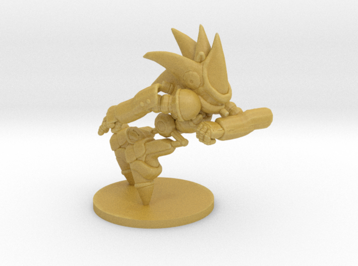 Mecha Sonic based miniature model fantasy game dnd 3d printed