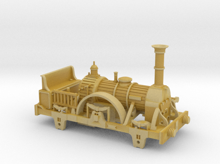 Vulcan Broad Gauge Locomotive Rebuild (N Scale) 3d printed