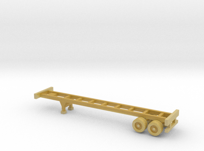 40 foot Container Chassis - Z scale 3d printed 