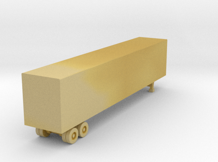 48 Foot Box Trailer - Z scale  3d printed 