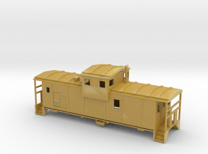 DMIR Widevision Caboose Early - Nscale 3d printed 