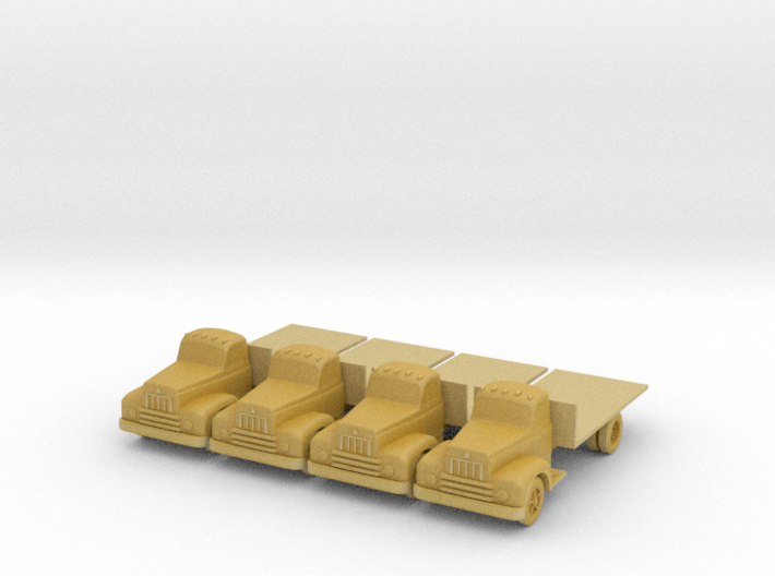 IH R190 Flatbed - Set of 4 - Nscale 3d printed 