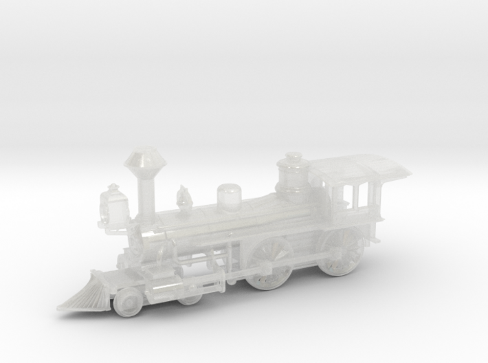 Grant 4-4-0 Locomotive - Zscale 3d printed