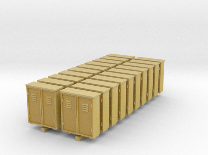 Trackside Relay Box - Set of 20 - Nscale 3d printed 