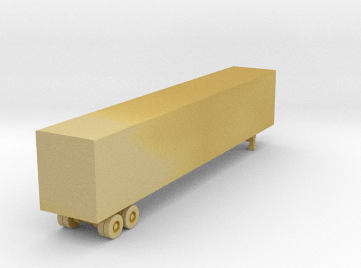 53 Foot Box Trailer - Nscale 3d printed 