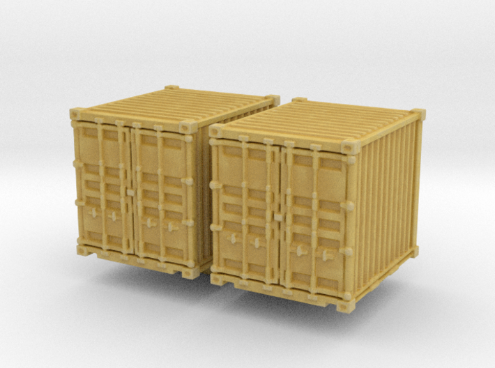 10ft Shipping Container (x2) 1/160 3d printed