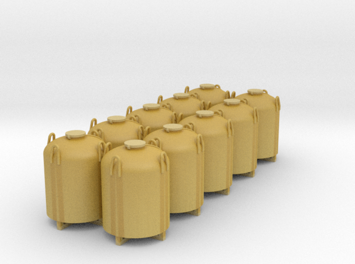 Cement Container - Set of 10 - HOscale 3d printed