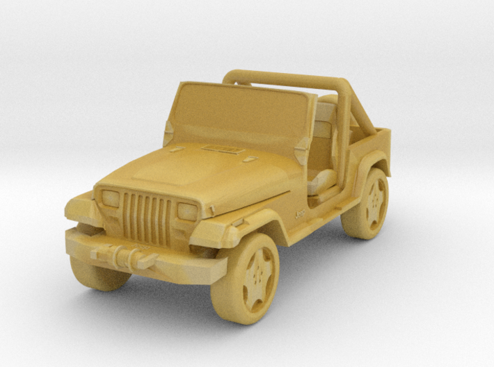 Jeep Wrangler YJ - Zscale 3d printed 