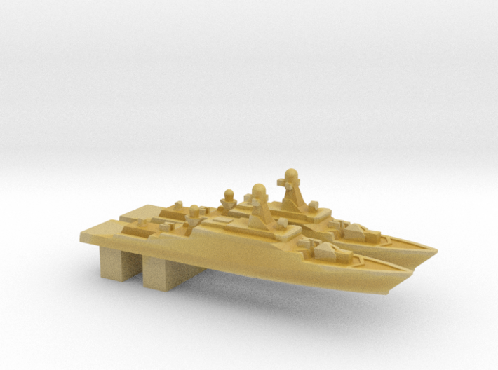 Buyan-M-class corvette, 1/3000 3d printed