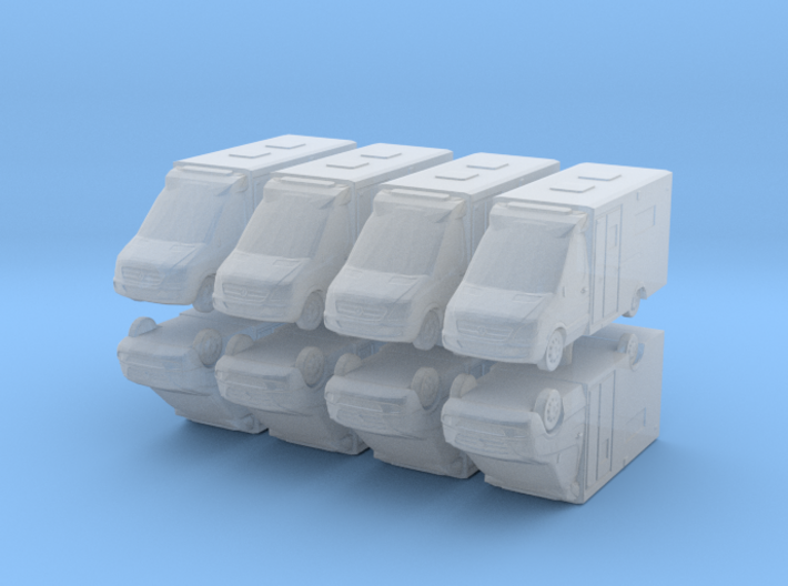 Sprinter Ambulance (x8) 1/500 3d printed
