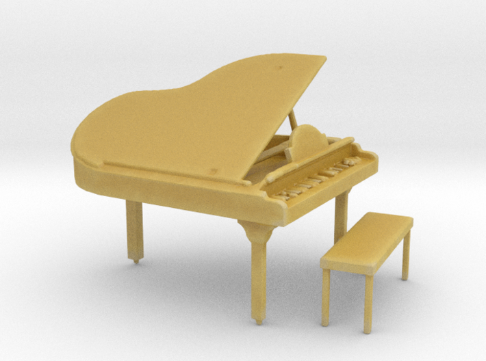 S Scale Grand Piano 3d printed
