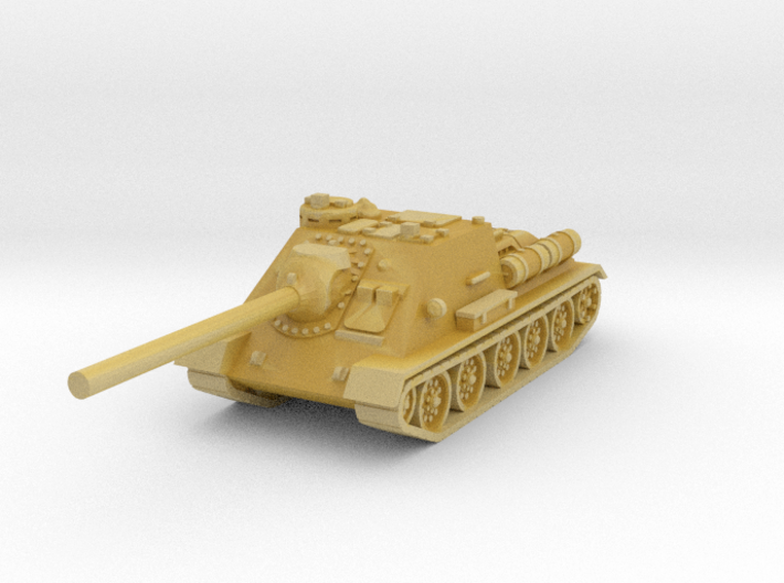 SU-100 tank 1/144 3d printed