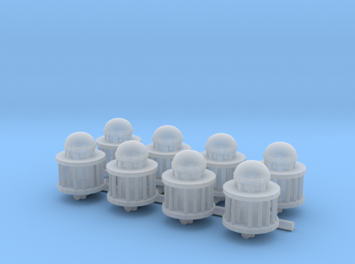 1/285 Scale Generic Capital Dome x8 3d printed