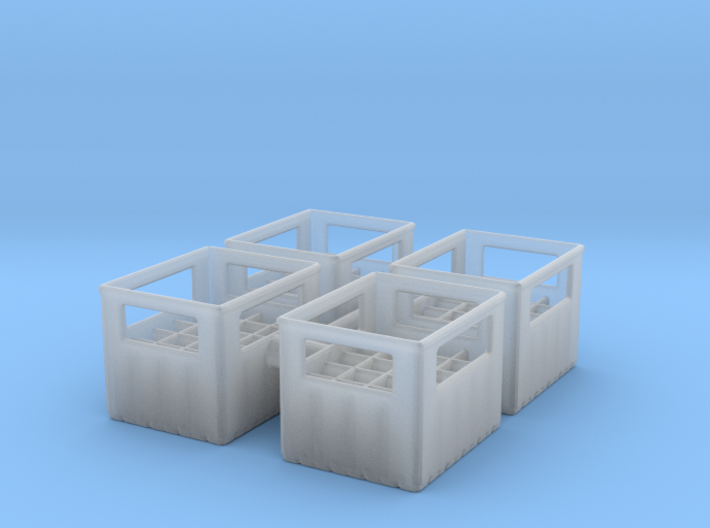 Bottle Crate (4 pieces) 1/24 3d printed