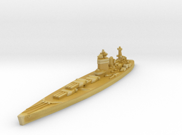 Nelson class battleship 1/3000 3d printed
