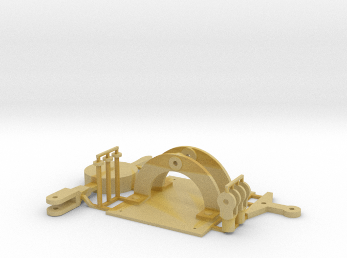 Brass 16mm Scale W. G. Bagnall point lever 3d printed