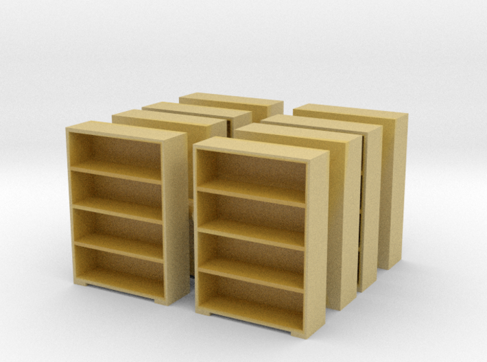 Bookshelf (x8) 1/144 3d printed