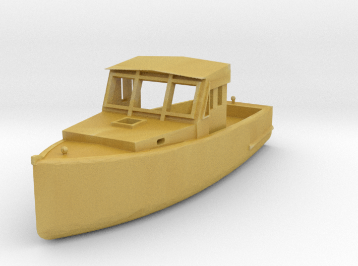 6 CM Fishing Boat 3d printed