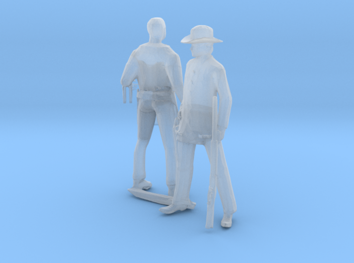O Scale Old West Figures 3d printed 