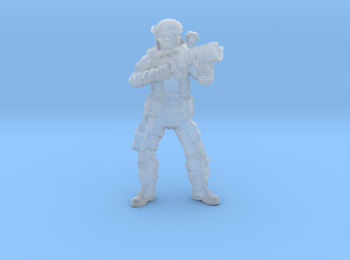 Male Colonial Marine 3 3d printed