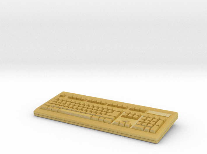 Computer Keyboard 01. 1:6 Scale 3d printed