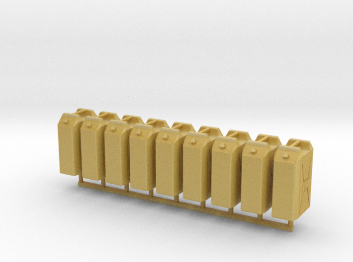 1/35 MILITARY 22lt PLASTIC WATER JERRY CAN 8 PACK 3d printed 