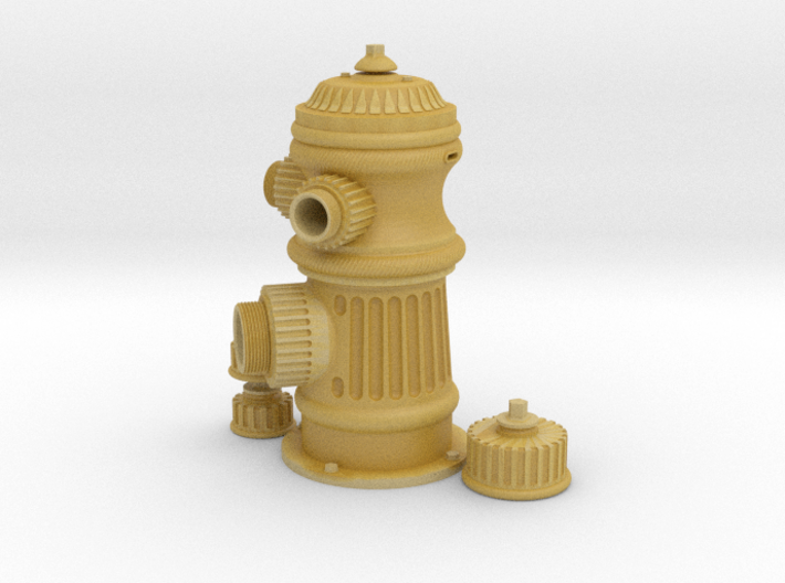 Fire Hydrant F Scale 3d printed 