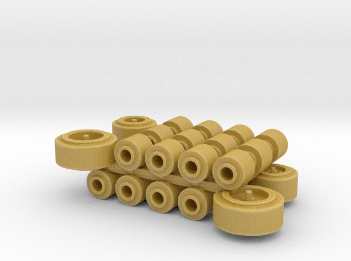 Old Leman Russ Road Wheel Set 3d printed