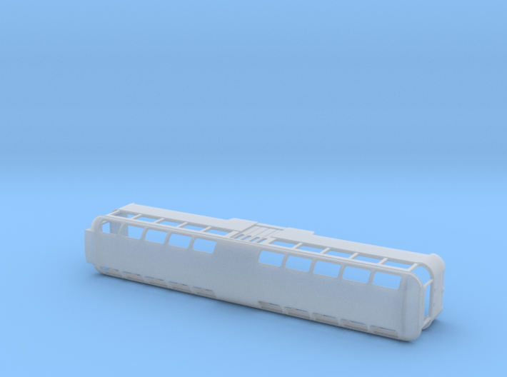 Blackpool Tram Twin Trailer 686 Perm Coupled - N 3d printed